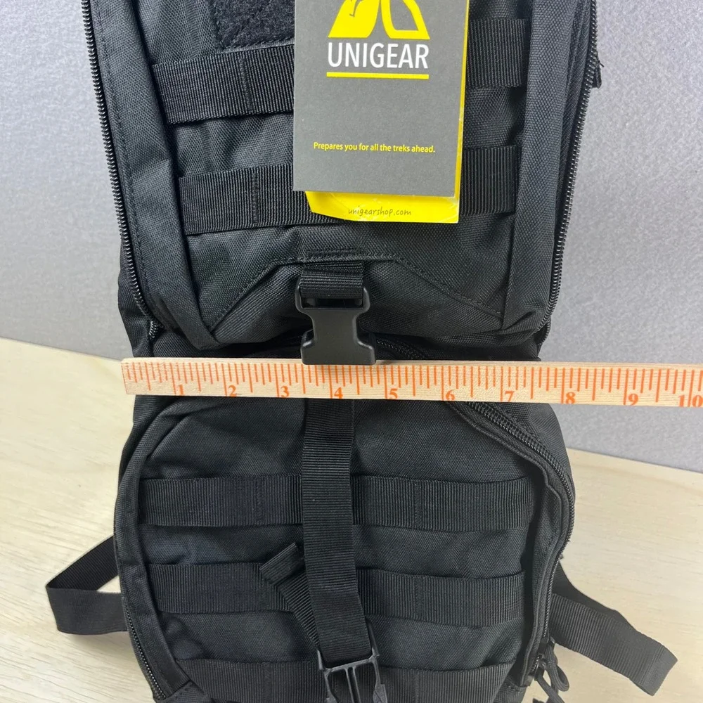 Unigear Tactical Hydration Pack Black 2L Water Bladder Hiking Backpack MOLLE